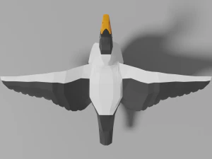 cartoon eider 3D Model