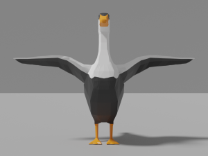 cartoon eider 3D Model