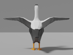 cartoon eider 3D Model