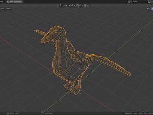 cartoon eider 3D Model