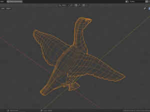 cartoon eider 3D Model