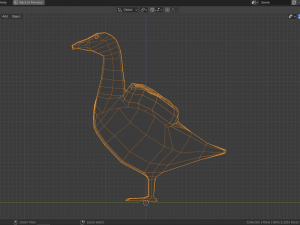 cartoon eider 3D Model