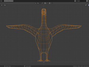 cartoon eider 3D Model