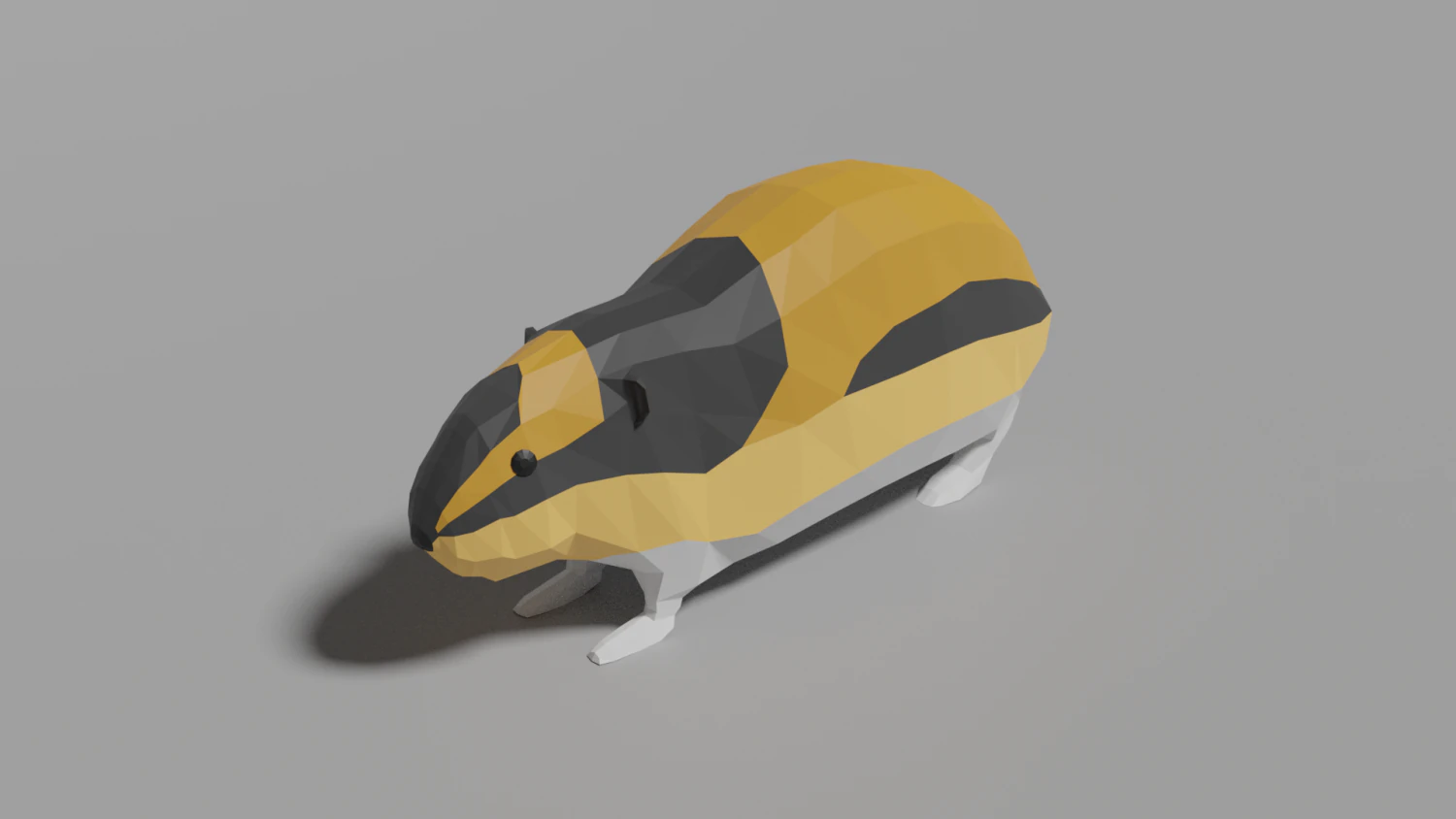 cartoon lemming 3D Model .c4d .max .obj .3ds .fbx .stl .blend 