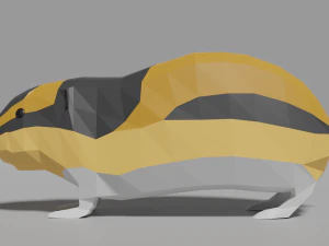 cartoon lemming 3D Model