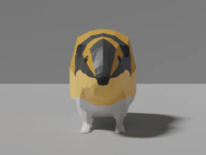cartoon lemming 3D Model