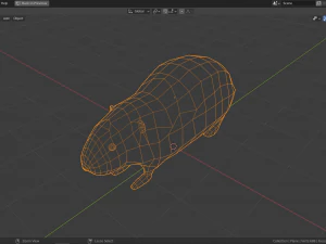 cartoon lemming 3D Model