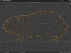 cartoon lemming 3D Model