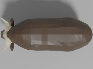 Cartoon-Moschusochse 3D Modell