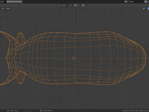 Cartoon-Moschusochse 3D Modell