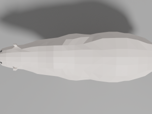 cartoon polar bear 3D Модель