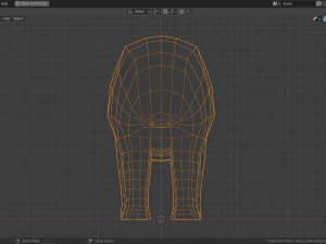 cartoon polar bear 3D Model