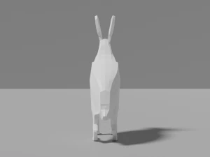 lepre polare dei cartoni animati Modello 3D