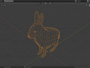 lepre polare dei cartoni animati Modello 3D