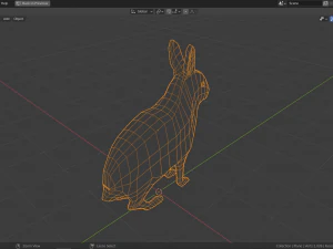 lepre polare dei cartoni animati Modello 3D