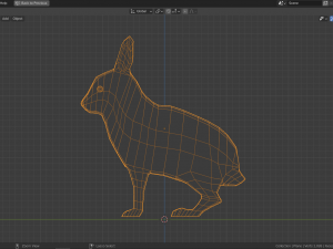 cartoon polar hare 3D Модель