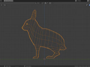 lepre polare dei cartoni animati Modello 3D