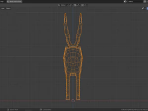 cartoon reindeer 3D Model