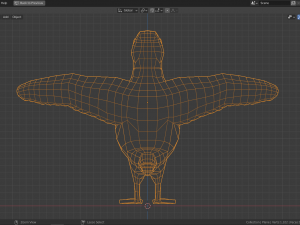 cartoon puffin Modello 3D