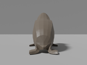 cartoon seal Modelo 3D
