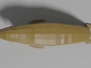 Cartoon-Walross 3D Modell