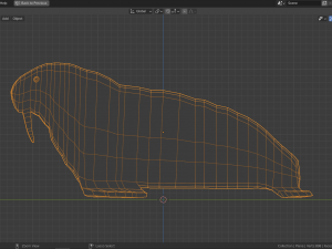 cartoon walrus 3D Model