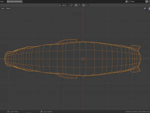 Cartoon-Walross 3D Modell