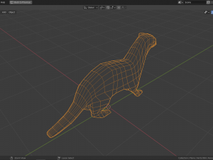 cartoon weasel 3D Model