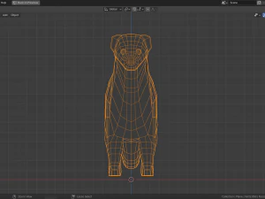 мультфильм ласка 3D Модель