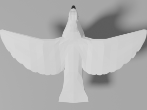 cartoon willow grouse 3Dモデル