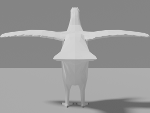 cartoon willow grouse 3Dモデル