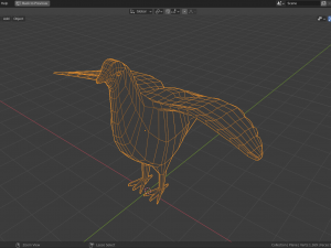 cartoon willow grouse 3Dモデル