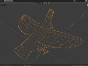 cartoon willow grouse 3Dモデル