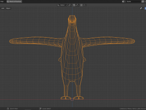 cartoon willow grouse 3Dモデル