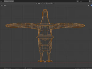 cartoon willow grouse 3D Model