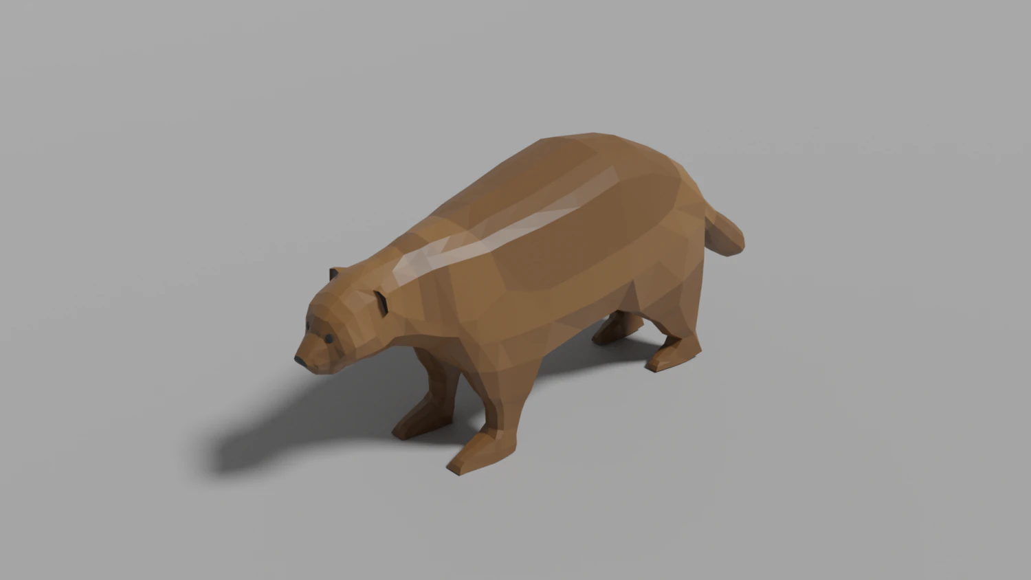 cartoon wolverine 3D Model .c4d .max .obj .3ds .fbx .stl .blend 