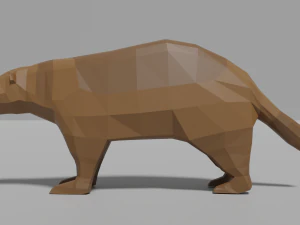cartoon wolverine 3D Model