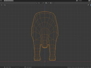 cartoon wolverine 3D Model