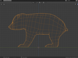 cartoon polar bear family Modelo 3D
