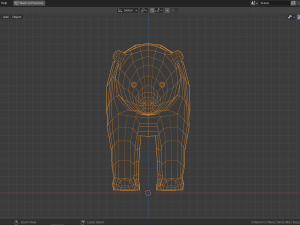 cartoon polar bear family Modelo 3D