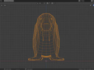 cartoon walrus family 3D Model