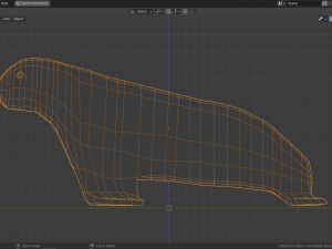 cartoon walrus family Model 3D