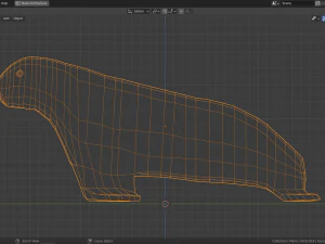 cartoon walrus family 3D Model
