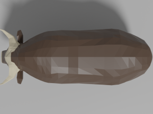 cartoon musk ox family 3D 모델