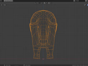 cartoon musk ox family 3D Model
