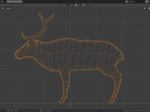 cartoon reindeer family 3D मॉडल