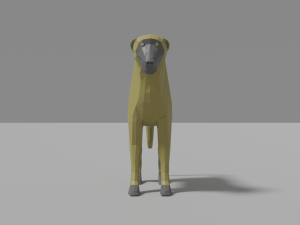 cartoon baboon Modelo 3D