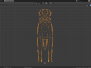 cartoon baboon Modelo 3D