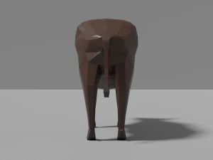 cartoon bufallo 3D Model