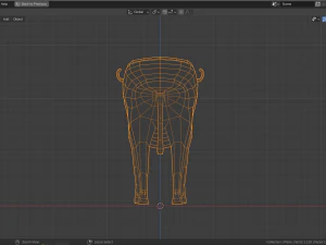 cartoon bufallo 3D Model